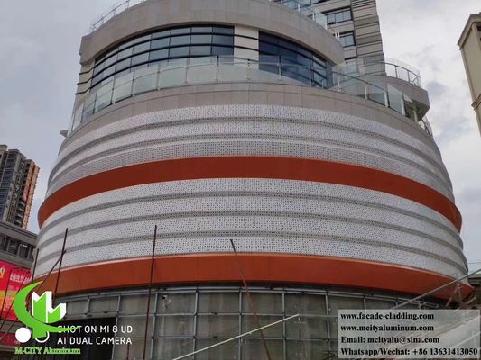 Bom preço Painel Perfurado de Alumínio com Pintura PVDF Personalizável 1200x2000mm para Revestimento de Fachada e Parede Cortina on-line