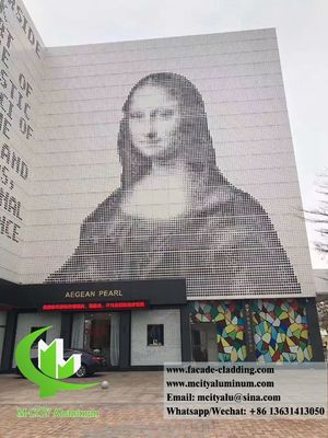 Bom preço Painel de Fachada de Alumínio Perfurado com Revestimento em Pó em Cores RAL Personalizadas e Espessura de 1,5-10mm on-line