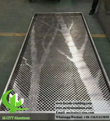 Bom preço Fachada de Alumínio Perfurado com Revestimento em Pó em Cores RAL Personalizadas e Corte a Laser CNC para Revestimento de Edifícios on-line