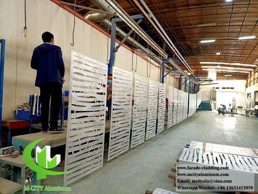 Bom preço Cortado a laser Ecrã de metal para jardim folha de metal revestimento de parede de alumínio revestido em pó on-line