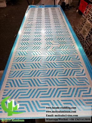 Bom preço Tela de alumínio perfurada revestida a pó 1200x2400mm com padrões personalizáveis ​​para fachada e revestimento on-line