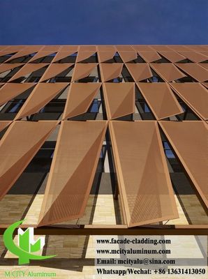 Bom preço Painel de fachada de alumínio perfurado revestido em pó de espessura de 3 mm com desenhos personalizáveis para revestimento de edifícios on-line