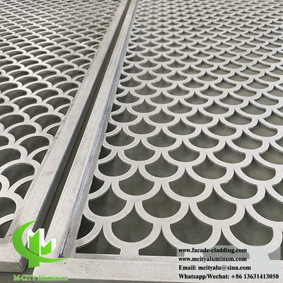 Bom preço Fachada de Alumínio Perfurado a Laser com 15 Anos de Garantia de Cor e Cores RAL Personalizadas on-line