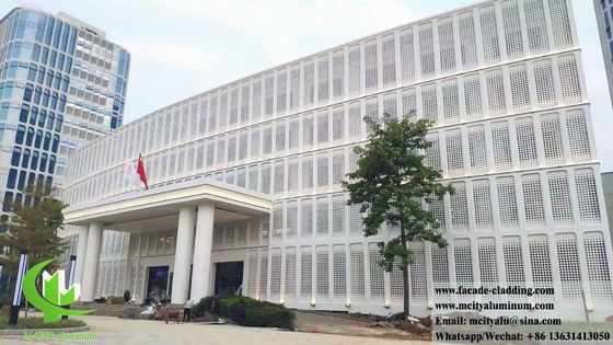 Bom preço Painel de Fachada de Alumínio Perfurado com Revestimento em Pó PVDF de 3mm de Espessura e Cores RAL Personalizáveis para Revestimento de Parede on-line