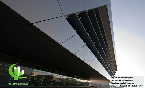 Bom preço Folha de metal revestimento de alumínio decoração de parede de fachada espessura 3 mm revestimento PVDF on-line