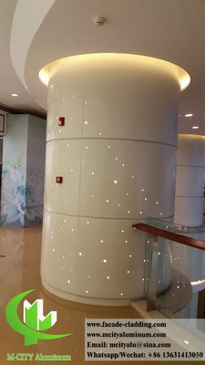 Bom preço Revestimento de Coluna de Alumínio com 3,0 mm de Espessura, Iluminação LED e Superfície com Pintura Eletrostática on-line