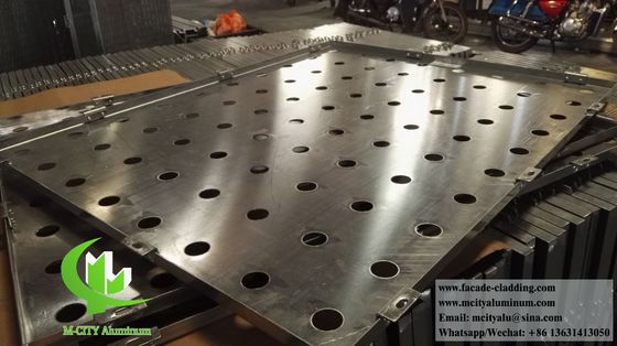 Bom preço Painel de alumínio perfurado revestido em pó com espessura de 3 mm para revestimento de fachada on-line