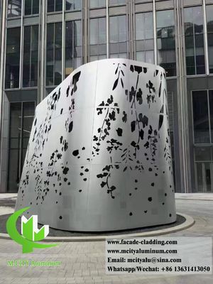 Bom preço Folha de metal arquitetônica Alumínio Sliver Cinza Cor 3mm Espessura Decoração de design 3D on-line