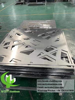 Bom preço Painel de privacidade de alumínio de espessura de 4 mm, resistente à ferrugem, impermeável, decorativo, de corte a laser, revestimento de fachada de metal on-line