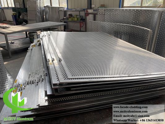 Bom preço Painel de Fachada de Alumínio Perfurado com Revestimento em Pó e Padrões Personalizáveis e Espessura de 3mm para Decoração Exterior on-line