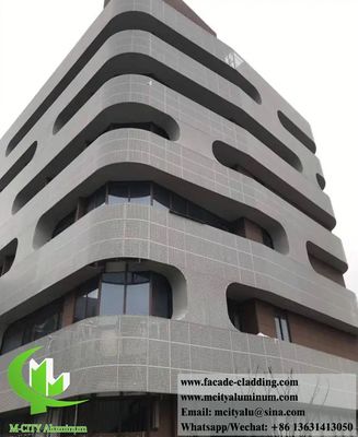 Bom preço Painel de fachada de alumínio perfurado revestido com revestimento de edifícios de 3 mm de espessura on-line