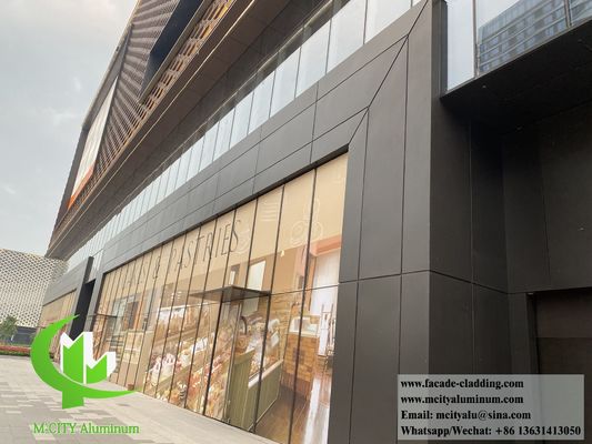 Bom preço Arquitetura Painel de parede de metal Alumínio fachadas Sistema de revestimento decoração exterior ignífugo on-line